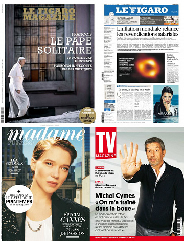 Pack Le Figaro et ses 3 suppléments - Vendredi 13 Mai 2022