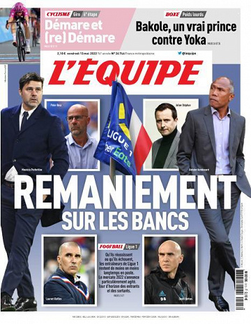 L’equipe du Vendredi 13 Mai 2022