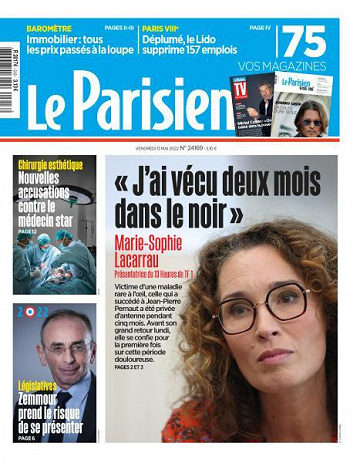 Le Parisien du Vendredi 13 Mai 2022