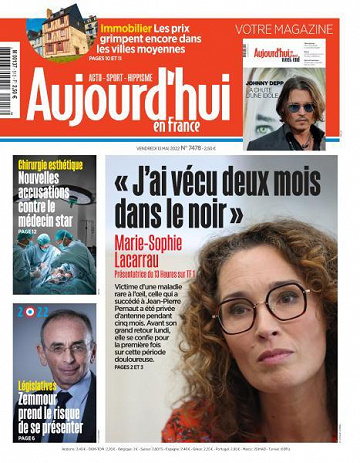Aujourd’hui en France - 13 Mai 2022