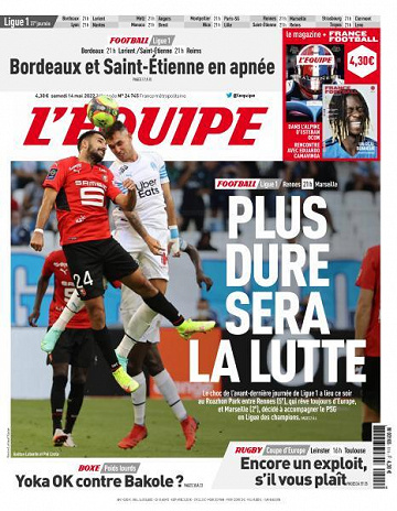 L’equipe du Samedi 14 Mai 2022