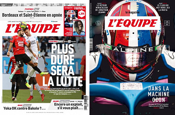 Pack L’Equipe + L’Equipe Magazine - Samedi 14 Mai 2022