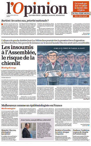 L'Opinion du Lundi 16 Mai 2022