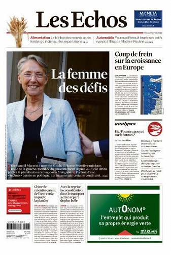 Les Echos du Mardi 17 Mai 2022