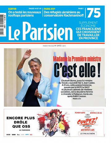 Le Parisien du Mardi 17 Mai 2022