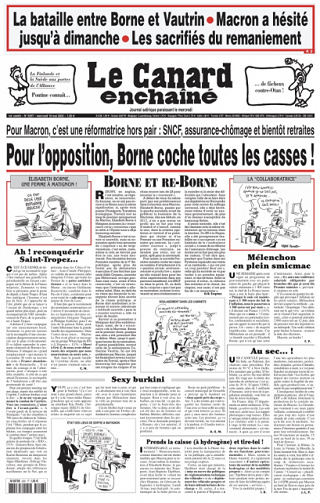 Le Canard enchaîné - 18 Mai 2022