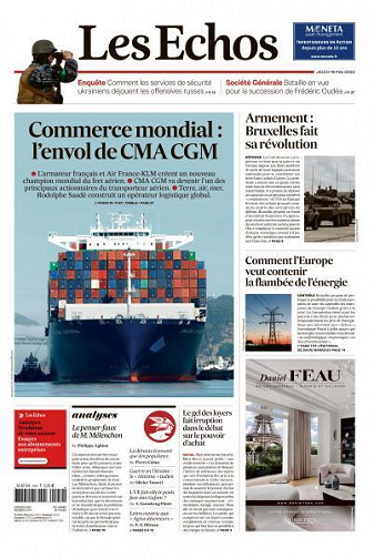 Les Echos du Jeudi 19 Mai 2022