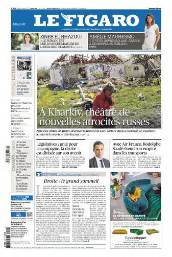 Le Figaro du Jeudi 19 Mai 2022