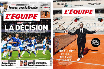 Pack L’Equipe + L’Equipe Magazine - Samedi 21 Mai 2022
