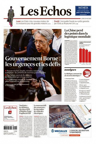 Les Echos du Lundi 23 Mai 2022