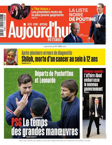 Aujourd’hui en France - 23 Mai 2022