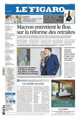 Le Figaro du Mardi 24 Mai 2022