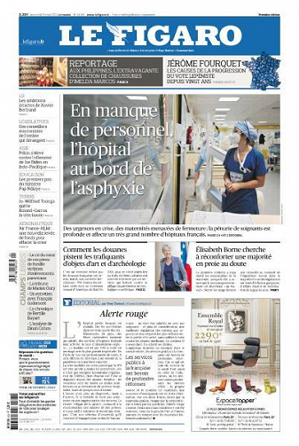 Le Figaro du Mercredi 25 Mai 2022