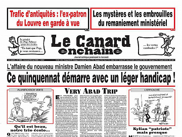 Le canard enchainé du mercredi 25 Mai 2022