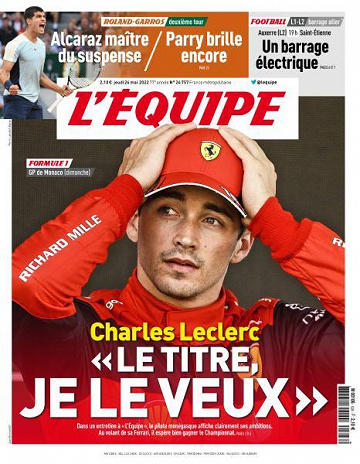 L’equipe du Jeudi 26 Mai 2022