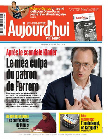 Aujourd’hui en France - 27 Mai 2022