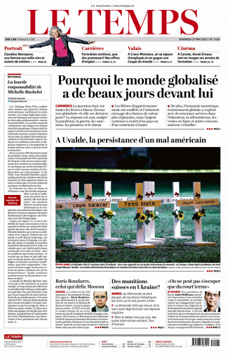 Le Temps du Vendredi 27 Mai 2022