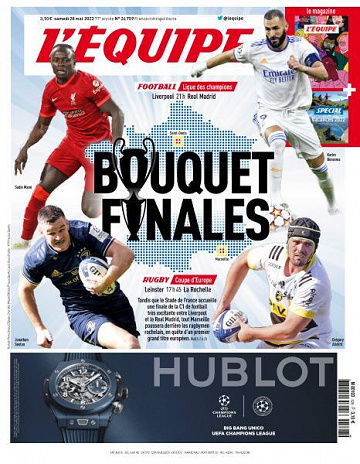 L’equipe du Samedi 28 Mai 2022