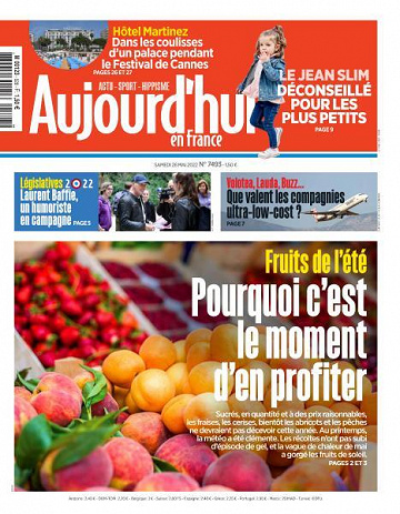 Aujourd’hui en France - 28 Mai 2022