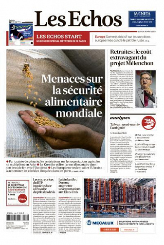 Les Echos du Lundi 30 Mai 2022
