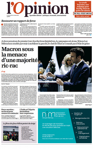 L'Opinion du Lundi 30 Mai 2022