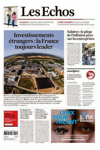 Les Echos du Mardi 31 Mai 2022