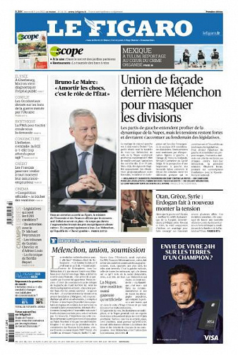 Le Figaro du Mercredi 1er Juin 2022