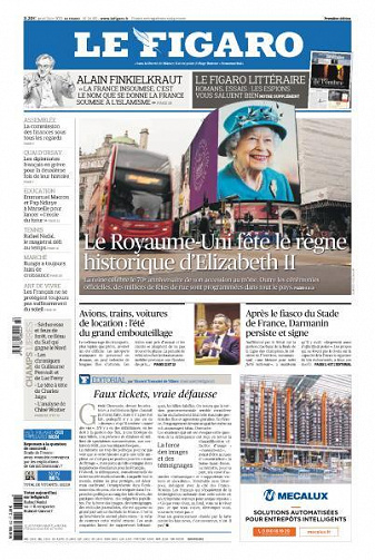Le Figaro du Jeudi 2 Juin 2022