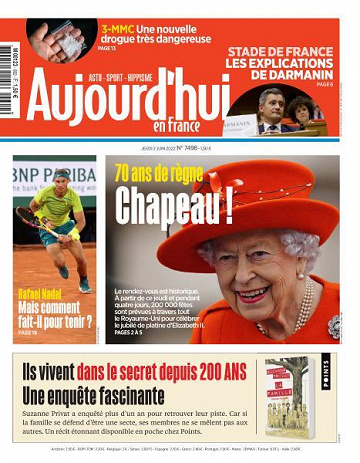 Aujourd’hui en France - 2 Juin 2022