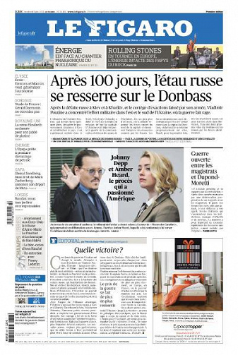 Le Figaro du Vendredi 3 Juin 2022