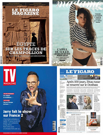 Pack Le Figaro et ses 3 suppléments - Vendredi 3 Juin 2022