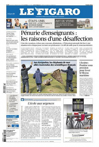 Le Figaro du Samedi 4 et Dimanche 5 Juin 2022