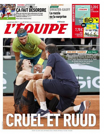L’equipe du Samedi 4 Juin 2022