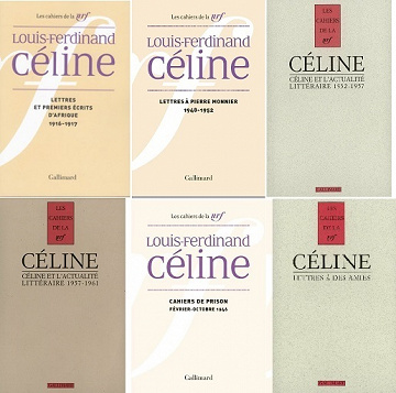 CAHIERS - Céline - 6 Volumes