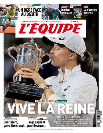 L’equipe du Dimanche 5 Juin 2022