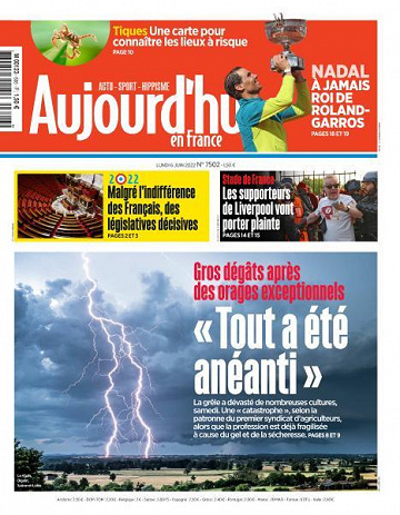 Aujourd’hui en France - 6 Juin 2022