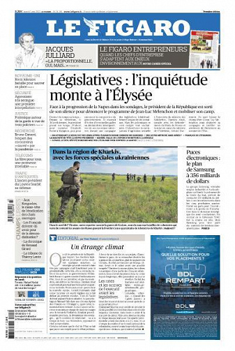 Le Figaro du Mardi 7 Juin 2022
