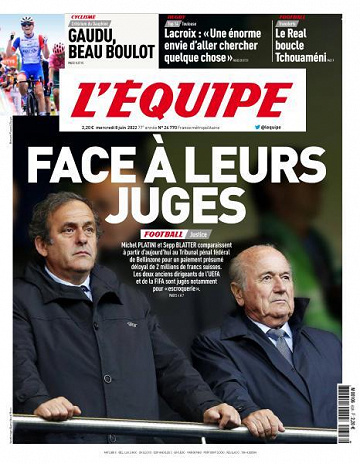L’equipe du Mercredi 8 Juin 2022