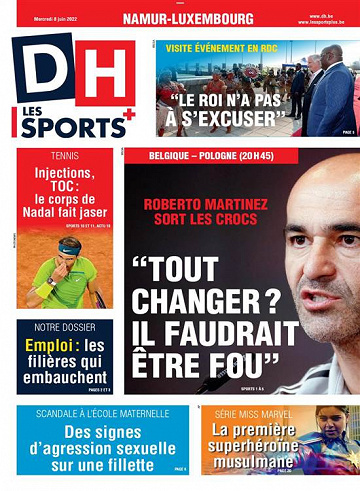 La Dernière heure Bruxelle du mercredi 8 juin 2022