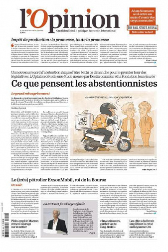L’Opinion - 10 Juin 2022