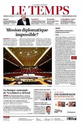 Le Temps - 10 Juin 2022