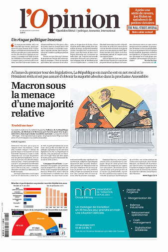L'Opinion du Lundi 13 Juin 2022