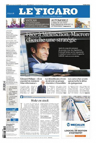 Le Figaro du Mardi 14 Juin 2022