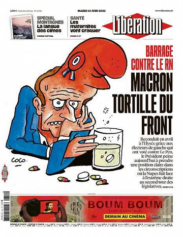 Libération du Mardi 14 Juin 2022