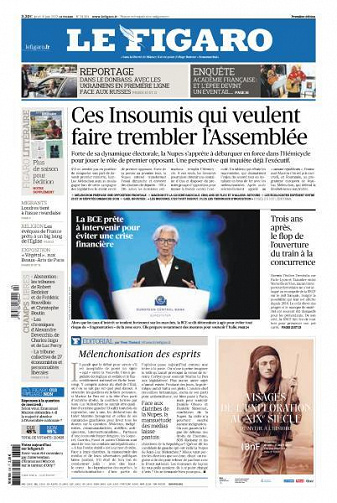 Le Figaro du Jeudi 16 Juin 2022