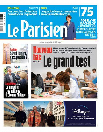 Le Parisien du Jeudi 16 Juin 2022