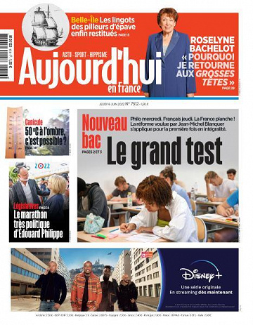 Aujourd’hui en France - 16 Juin 2022