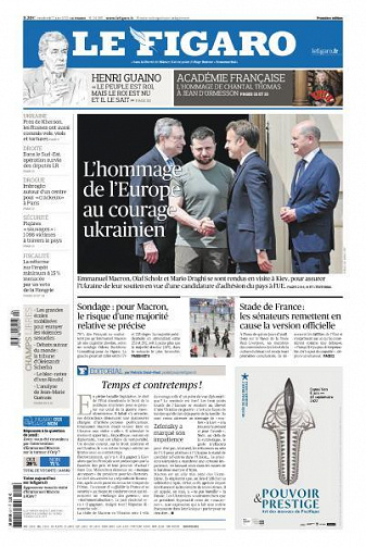 Le Figaro du Vendredi 17 Juin 2022