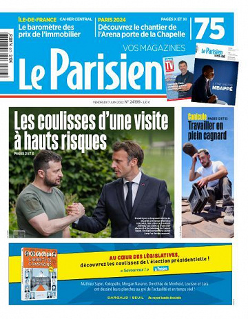 Le Parisien du Vendredi 17 Juin 2022