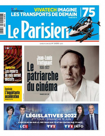 Le Parisien du Samedi 18 Juin 2022